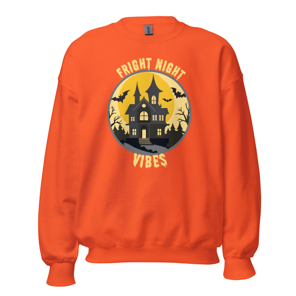 Shop the Fright Night Vibes Halloween Crewneck Sweatshirt for a cozy layer that brings playful spooky style to fall festivities.