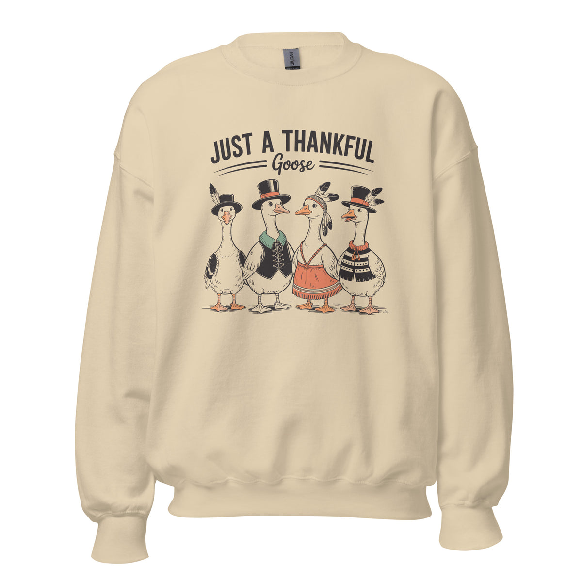 Shop Cute Thankful Goose Thanksgiving Crewneck Sweatshirt for Casual Wear for a cheerful, cozy look that brings warmth to every fall celebration. Add festive charm to your wardrobe with the Thankful Goose Thanksgiving Crewneck Sweatshirt, perfect for Thanksgiving and fall days. Buy Thankful Goose Thanksgiving Crewneck Sweatshirt, a cozy festive staple for fall gatherings, gratitude, and seasonal style.