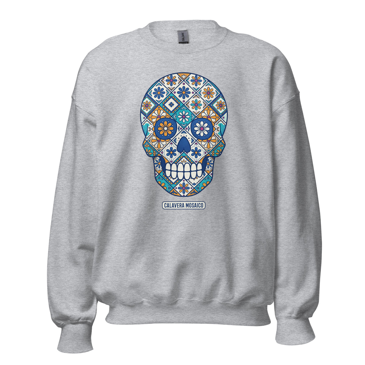 Colorful Mexican Sugar Skull Crewneck Sweatshirt Casual Wear Shop the Colorful Mexican Sugar Skull Crewneck Sweatshirt Casual Wear, featuring vibrant Día de los Muertos-inspired style for everyday comfort. Add vibrant personality to your wardrobe with Colorful Mexican Sugar Skull Crewneck Sweatshirt Casual Wear, made for standout everyday style. Buy Colorful Mexican Sugar Skull Crewneck Sweatshirt Casual Wear with bold, festive artwork—an easy statement piece for casual outfits.