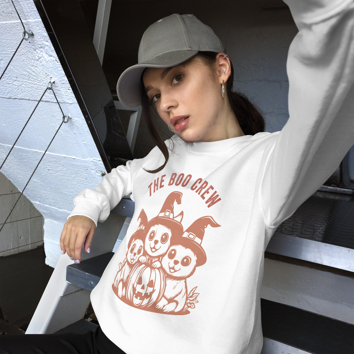 Funny Boo Crew Halloween Quote Crewneck Sweatshirt Casual Wear Show your spooky spirit in a Boo Crew Halloween Quote Crewneck Sweatshirt, perfect for cozy parties, pumpkin patches, and fall nights. Celebrate spooky season with a Boo Crew Halloween Quote Crewneck Sweatshirt—soft, festive style for parties, trick-or-treating, and fall fun. Shop the Boo Crew Halloween Quote Crewneck Sweatshirt for a cozy, playful layer that brings Halloween charm to every cool autumn day.