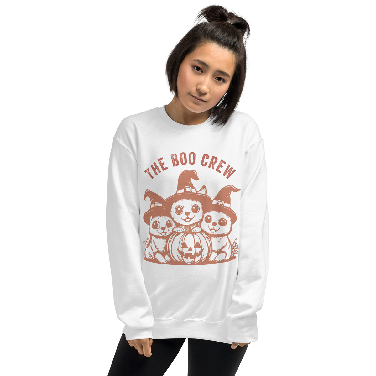 Funny Boo Crew Halloween Quote Crewneck Sweatshirt Casual Wear Show your spooky spirit in a Boo Crew Halloween Quote Crewneck Sweatshirt, perfect for cozy parties, pumpkin patches, and fall nights. Celebrate spooky season with a Boo Crew Halloween Quote Crewneck Sweatshirt—soft, festive style for parties, trick-or-treating, and fall fun. Shop the Boo Crew Halloween Quote Crewneck Sweatshirt for a cozy, playful layer that brings Halloween charm to every cool autumn day.