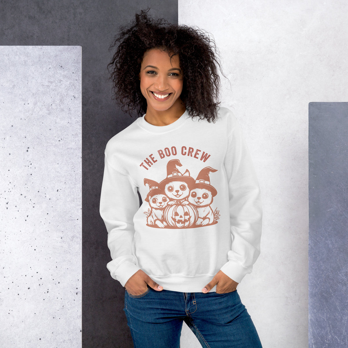 Funny Boo Crew Halloween Quote Crewneck Sweatshirt Casual Wear Show your spooky spirit in a Boo Crew Halloween Quote Crewneck Sweatshirt, perfect for cozy parties, pumpkin patches, and fall nights. Celebrate spooky season with a Boo Crew Halloween Quote Crewneck Sweatshirt—soft, festive style for parties, trick-or-treating, and fall fun. Shop the Boo Crew Halloween Quote Crewneck Sweatshirt for a cozy, playful layer that brings Halloween charm to every cool autumn day.