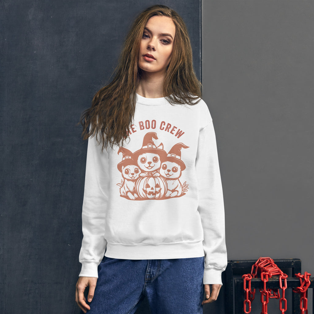 Funny Boo Crew Halloween Quote Crewneck Sweatshirt Casual Wear Show your spooky spirit in a Boo Crew Halloween Quote Crewneck Sweatshirt, perfect for cozy parties, pumpkin patches, and fall nights. Celebrate spooky season with a Boo Crew Halloween Quote Crewneck Sweatshirt—soft, festive style for parties, trick-or-treating, and fall fun. Shop the Boo Crew Halloween Quote Crewneck Sweatshirt for a cozy, playful layer that brings Halloween charm to every cool autumn day.