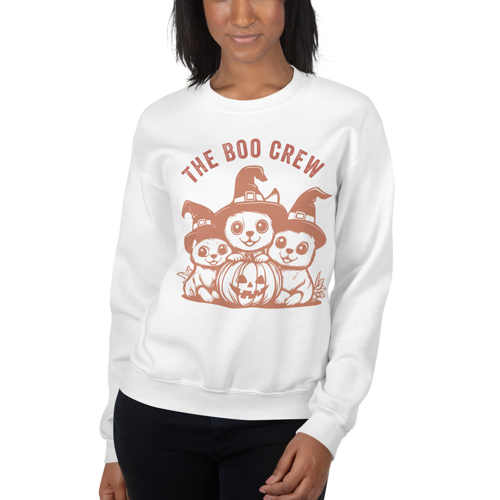 Funny Boo Crew Halloween Quote Crewneck Sweatshirt Casual Wear Show your spooky spirit in a Boo Crew Halloween Quote Crewneck Sweatshirt, perfect for cozy parties, pumpkin patches, and fall nights. Celebrate spooky season with a Boo Crew Halloween Quote Crewneck Sweatshirt—soft, festive style for parties, trick-or-treating, and fall fun. Shop the Boo Crew Halloween Quote Crewneck Sweatshirt for a cozy, playful layer that brings Halloween charm to every cool autumn day.