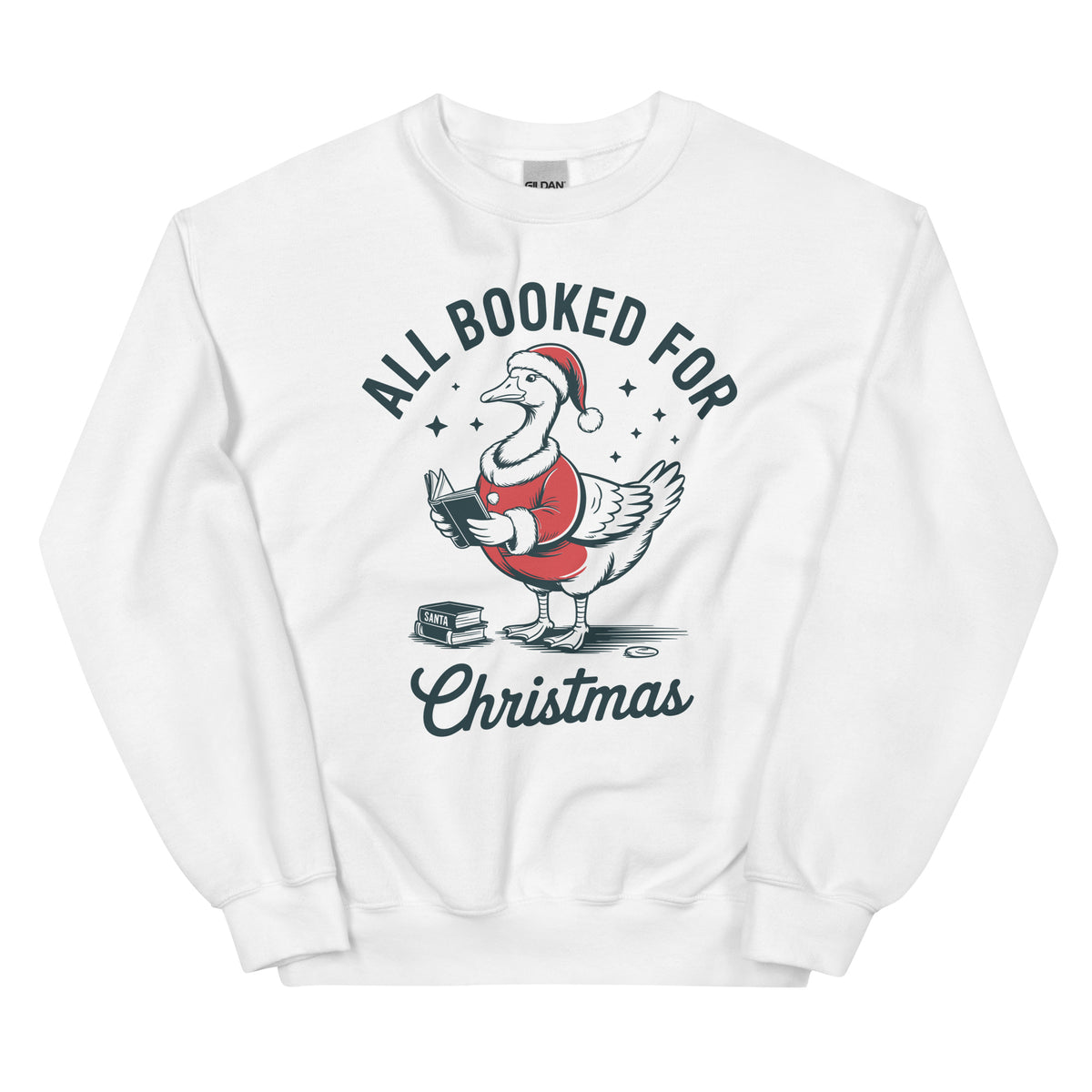 Make spirits bright with the Best Cute All Booked for Christmas Festive Goose Sweatshirt—an easygoing festive favorite for winter days and parties. Shop All Booked for Christmas Festive Goose Sweatshirt for a charming, comfortable holiday look that brings festive fun to every plan. Celebrate the season in the All Booked for Christmas Festive Goose Sweatshirt, a cozy, playful layer for holiday gatherings and gifting.