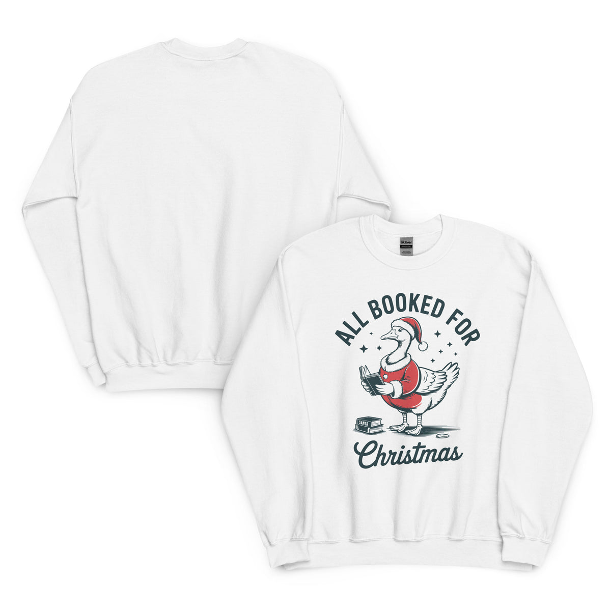 Make spirits bright with the Best Cute All Booked for Christmas Festive Goose Sweatshirt—an easygoing festive favorite for winter days and parties. Shop All Booked for Christmas Festive Goose Sweatshirt for a charming, comfortable holiday look that brings festive fun to every plan. Celebrate the season in the All Booked for Christmas Festive Goose Sweatshirt, a cozy, playful layer for holiday gatherings and gifting.