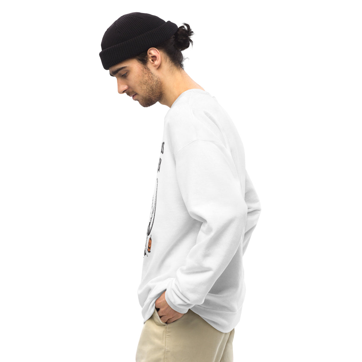 Shop the Spooky Saurus Rex Dinosaur Ghost Sweatshirt for Festive Wear—a playful, cozy layer for Halloween parties and cool autumn days.