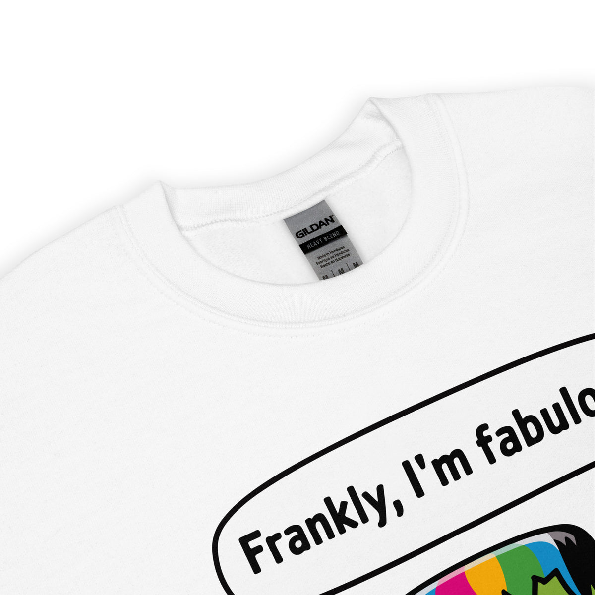 Buy Frankly, I'm Fabulous: Frankenstein Sweatshirt Casual Wear for Sale, blending cozy comfort and iconic monster flair.