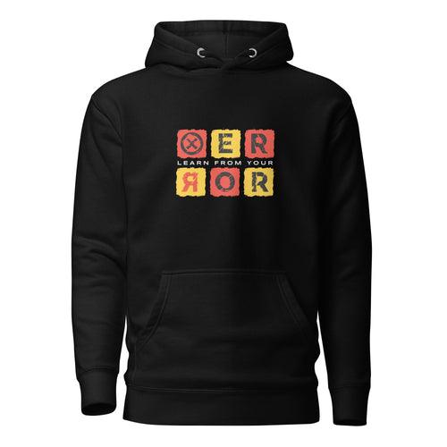 Make a statement in the Bold Grunge Lettering Learn From Your Error Hoodie Casual Wear—an ultra-comfy graphic layer with rebellious everyday style. Buy the Bold Grunge Lettering Learn From Your Error Hoodie for a gritty graphic look, soft warmth, and a motivational message. Shop the Bold Grunge Lettering Learn From Your Error Hoodie, featuring an edgy statement design, cozy comfort, and standout streetwear style.