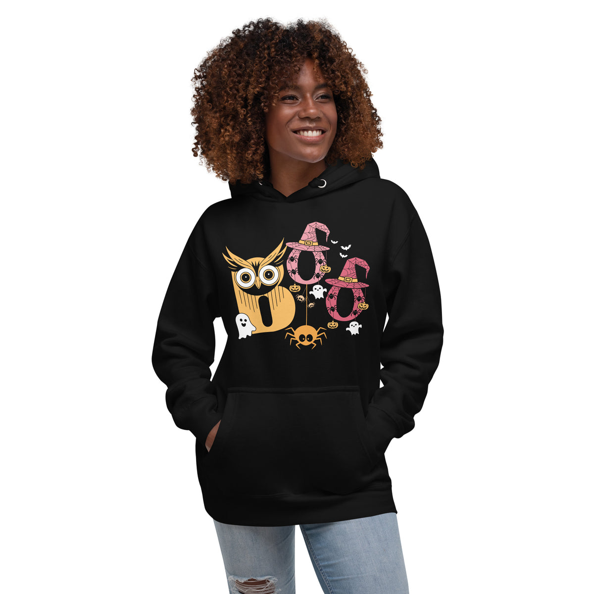 Boo Halloween Owl and Witch Hat Graphic Hoodie Casual Wear Celebrate spooky season in comfort with the Boo Halloween Owl and Witch Hat Graphic Hoodie Casual Wear, featuring charming festive artwork. Shop Boo Halloween Owl and Witch Hat Graphic Hoodie Casual Wear for a cozy, festive layer perfect for spooky season and everyday style. Add a playful touch to your fall wardrobe with the Boo Halloween Owl and Witch Hat Graphic Hoodie Casual Wear, made for cozy casual looks.