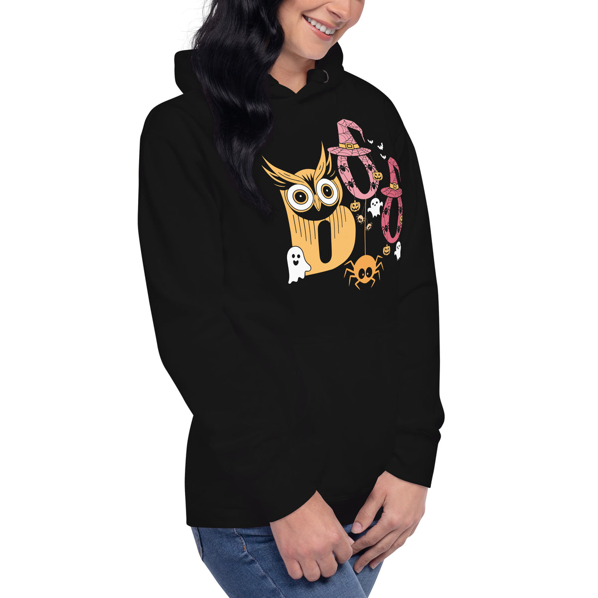 Boo Halloween Owl and Witch Hat Graphic Hoodie Casual Wear Celebrate spooky season in comfort with the Boo Halloween Owl and Witch Hat Graphic Hoodie Casual Wear, featuring charming festive artwork. Shop Boo Halloween Owl and Witch Hat Graphic Hoodie Casual Wear for a cozy, festive layer perfect for spooky season and everyday style. Add a playful touch to your fall wardrobe with the Boo Halloween Owl and Witch Hat Graphic Hoodie Casual Wear, made for cozy casual looks.