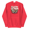 Shop Unique Funny Slow Down Sloth Hoodie for Casual Wear—a cozy, humorous layer designed for relaxed weekends, errands, and everyday comfort. Embrace laid-back style with a Funny Slow Down Sloth Hoodie for Casual Wear, featuring a playful design and cozy comfort for everyday outings. Add humor to your wardrobe with a Funny Slow Down Sloth Hoodie for Casual Wear, perfect for lounging, casual plans, and gifting sloth fans.