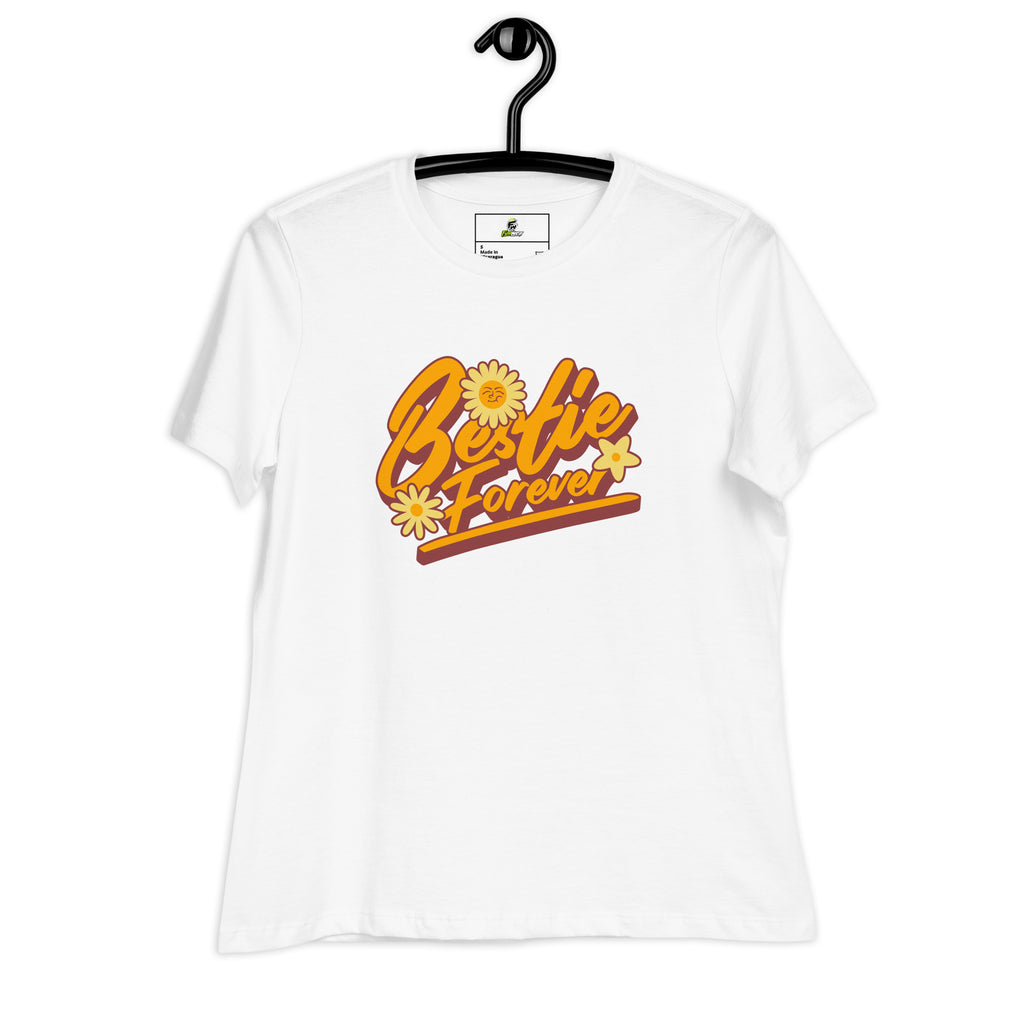 Shop Bestie Forever Friendship Women's Relaxed T-Shirt Casual Wear for a soft, casual look that makes a thoughtful gift for your favorite friend. Show your friendship pride in the Bestie Forever Friendship Women's Relaxed T-Shirt—an everyday essential for matching bestie moments. Celebrate your closest bond with the Bestie Forever Friendship Women's Relaxed T-Shirt, designed for easy comfort and heartfelt style.