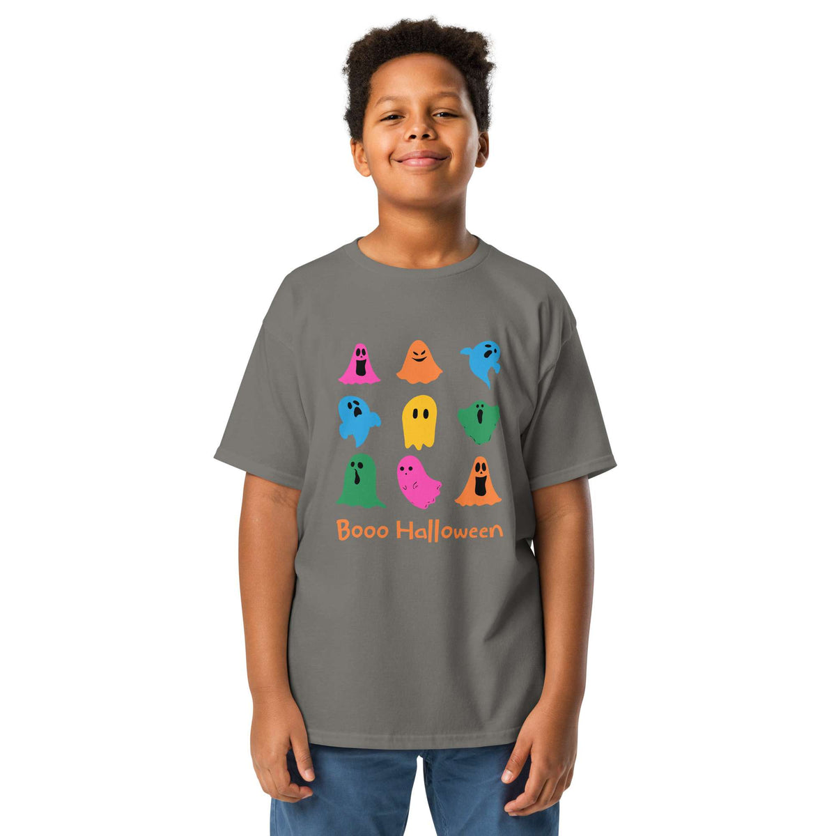 Ghost Halloween Colorful Youth Classic T-Shirt Casual Wear Shop the Ghost Halloween Colorful Youth Classic T-Shirt Casual Wear, a fun, comfy pick for kids' spooky season outfits and everyday style. Get the Ghost Halloween Colorful Youth Classic T-Shirt Casual Wear for a bright, comfortable addition to Halloween parties, school, and casual days. Buy the Ghost Halloween Colorful Youth Classic T-Shirt Casual Wear, featuring a vibrant spooky look made for playful fall adventures.