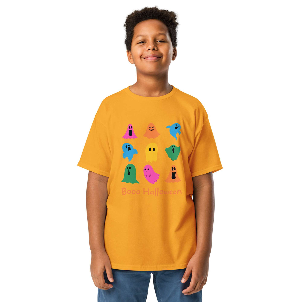 Ghost Halloween Colorful Youth Classic T-Shirt Casual Wear Shop the Ghost Halloween Colorful Youth Classic T-Shirt Casual Wear, a fun, comfy pick for kids' spooky season outfits and everyday style. Get the Ghost Halloween Colorful Youth Classic T-Shirt Casual Wear for a bright, comfortable addition to Halloween parties, school, and casual days. Buy the Ghost Halloween Colorful Youth Classic T-Shirt Casual Wear, featuring a vibrant spooky look made for playful fall adventures.